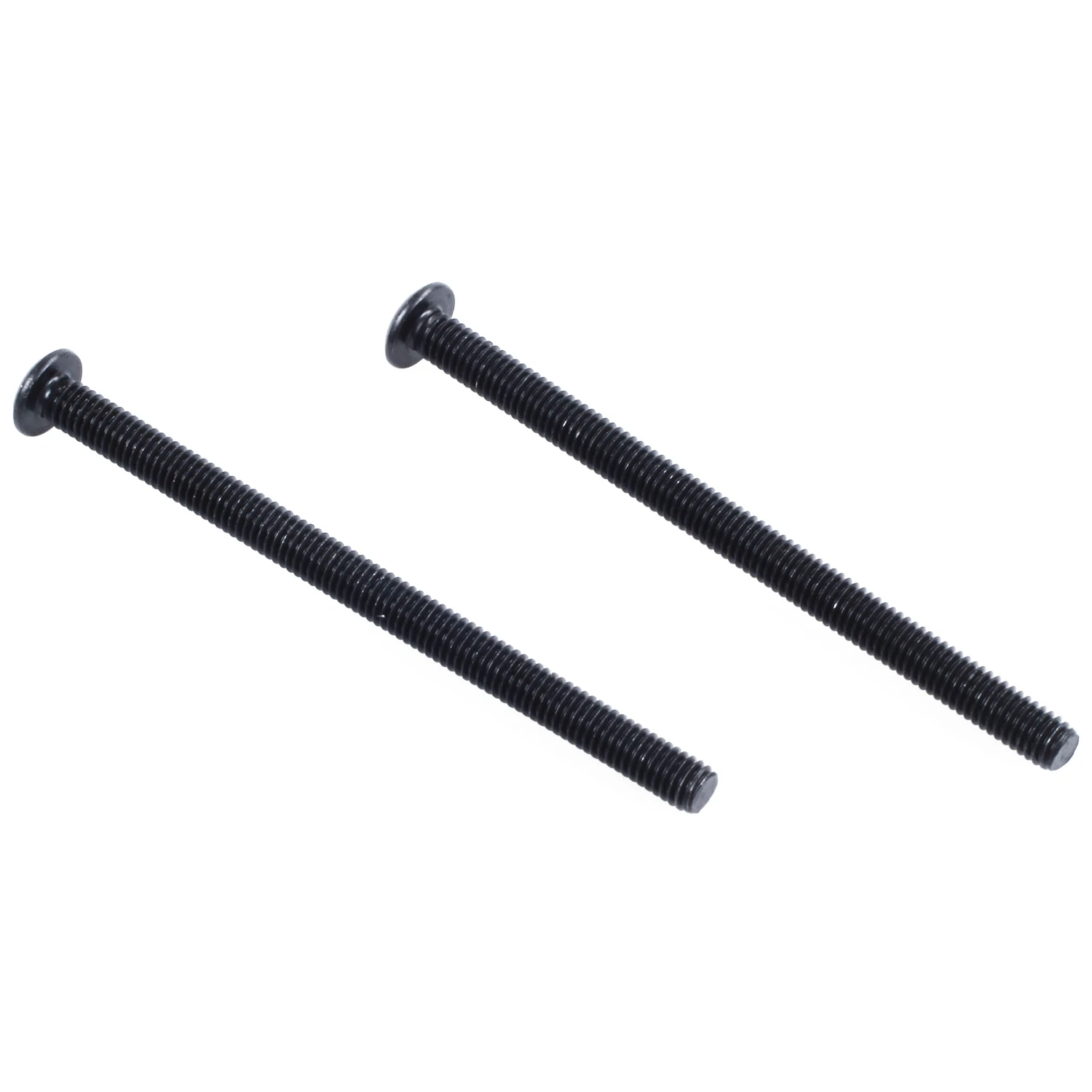 ABYL M3 x 45mm سبائك الصلب عرافة المقبس زر رئيس مسامير أسود 20 جهاز كمبيوتر شخصى