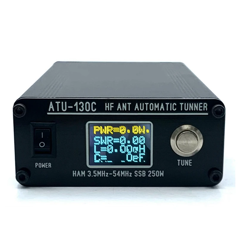 

New ATU-130C 250W 3.5MHz-54MHz HF Automatic Antenna Tuner Supports AM FM CW SSB for Amateur Radio HF Transcceiver-A86Z