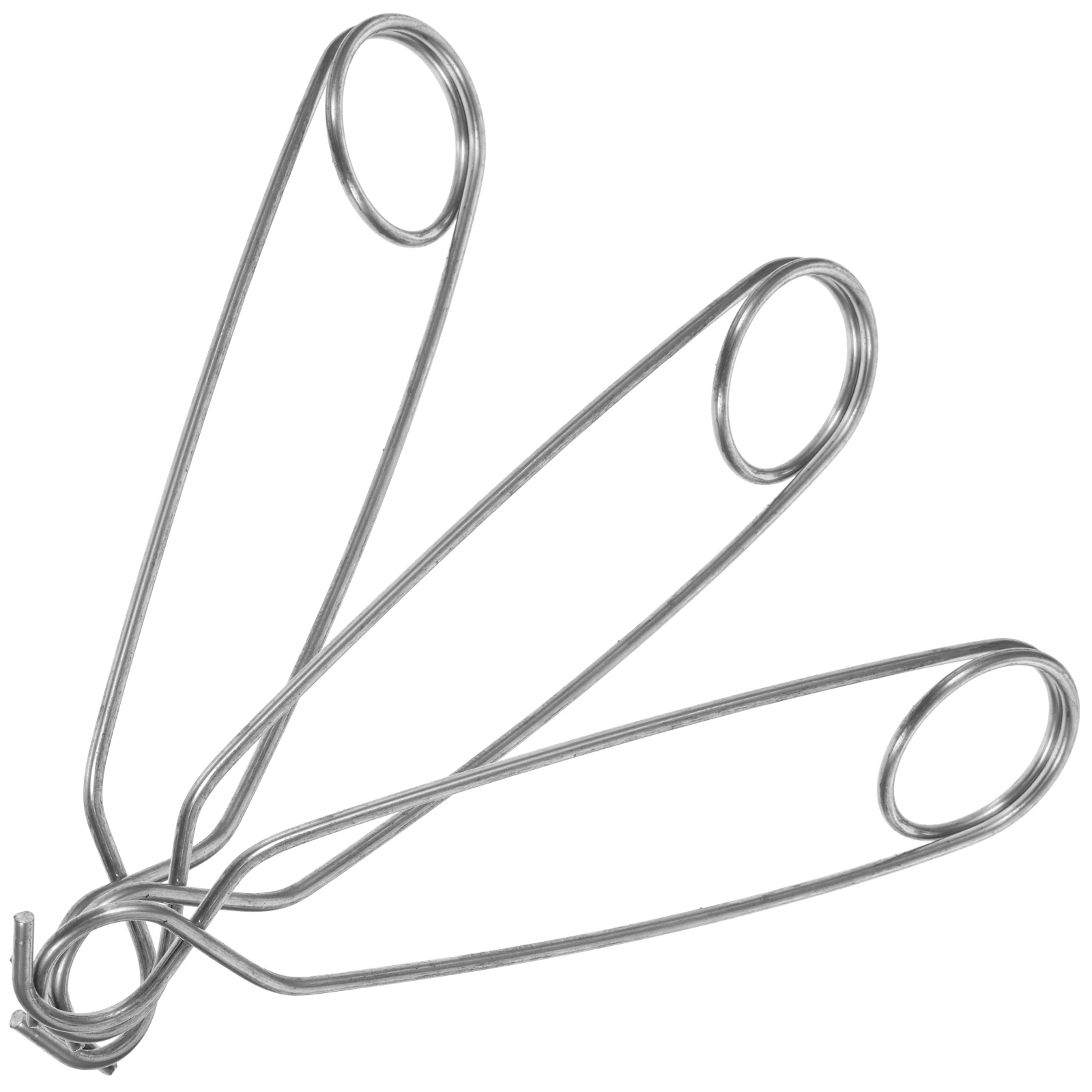 

3 Pcs Stainless Steel Fishing Mouth Spreaders Bottle Hanging Hook Lip Grabber Water Hanger Gripper Coat Sea Tackle