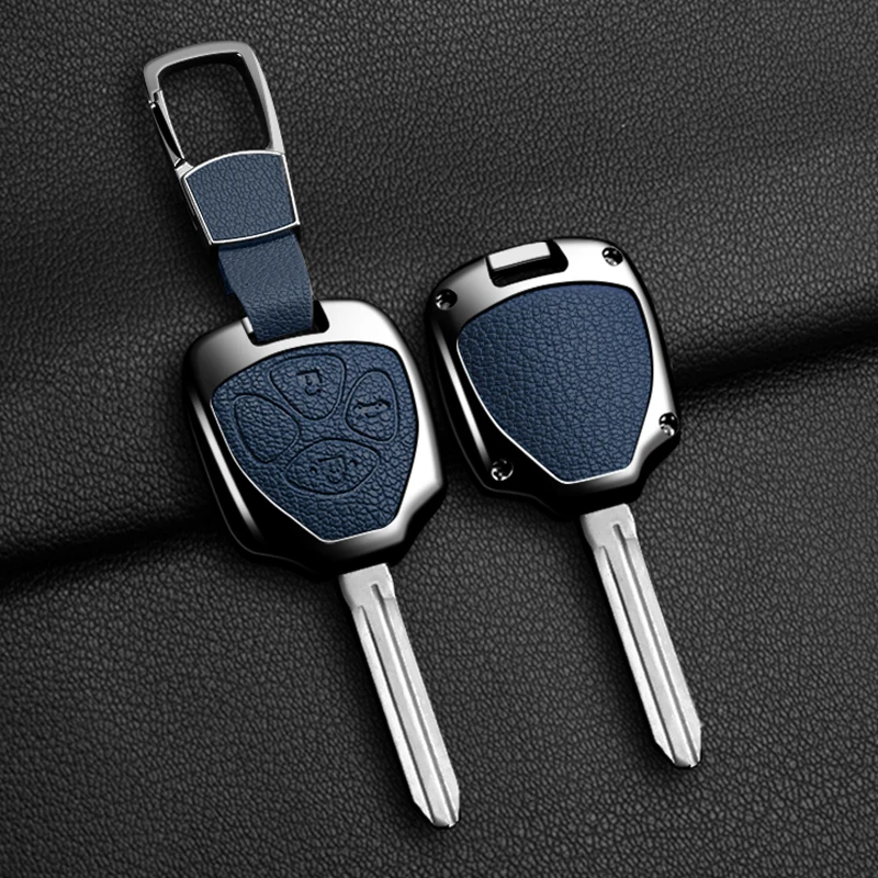 Zinc Alloy Car Remote Key Cover Case for Toyota Camry RAV4 Crown Avalon Corolla Reiz Venza Matrix Yaris Accessorise Bag