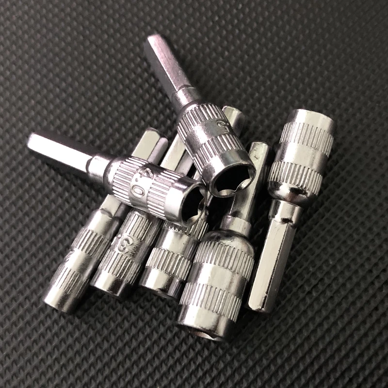 6 Points Hex Socket 2.5/3/3.54/4.5/5mm 5.5mm H4 Hexagon Shank Nut Driver Part for Car Repairing