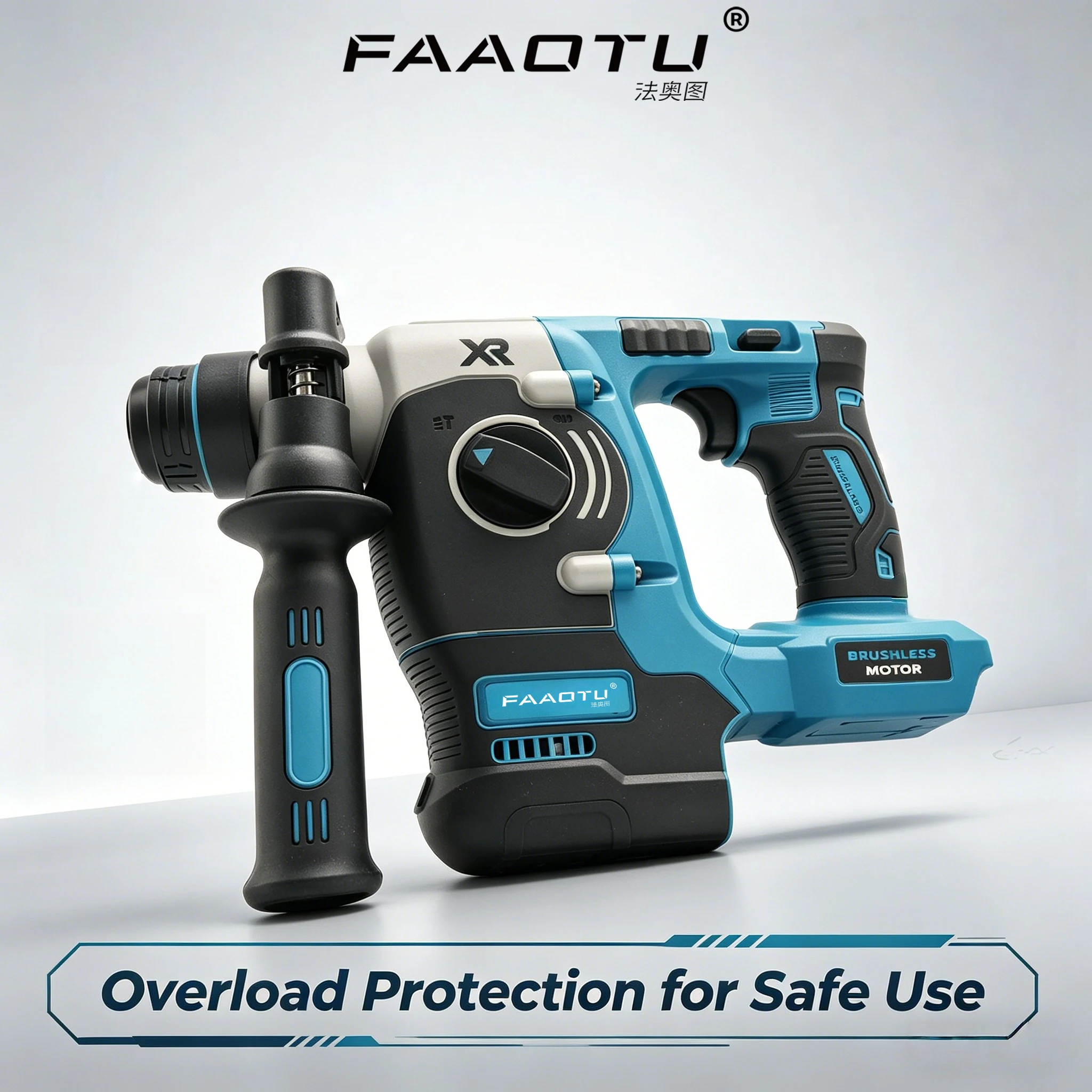 

FAAOTU 273 Cordless Brushless Rotary Hammer - MT-level Power, for Drilling and Chiseling Tasks Compatible with MT batteries