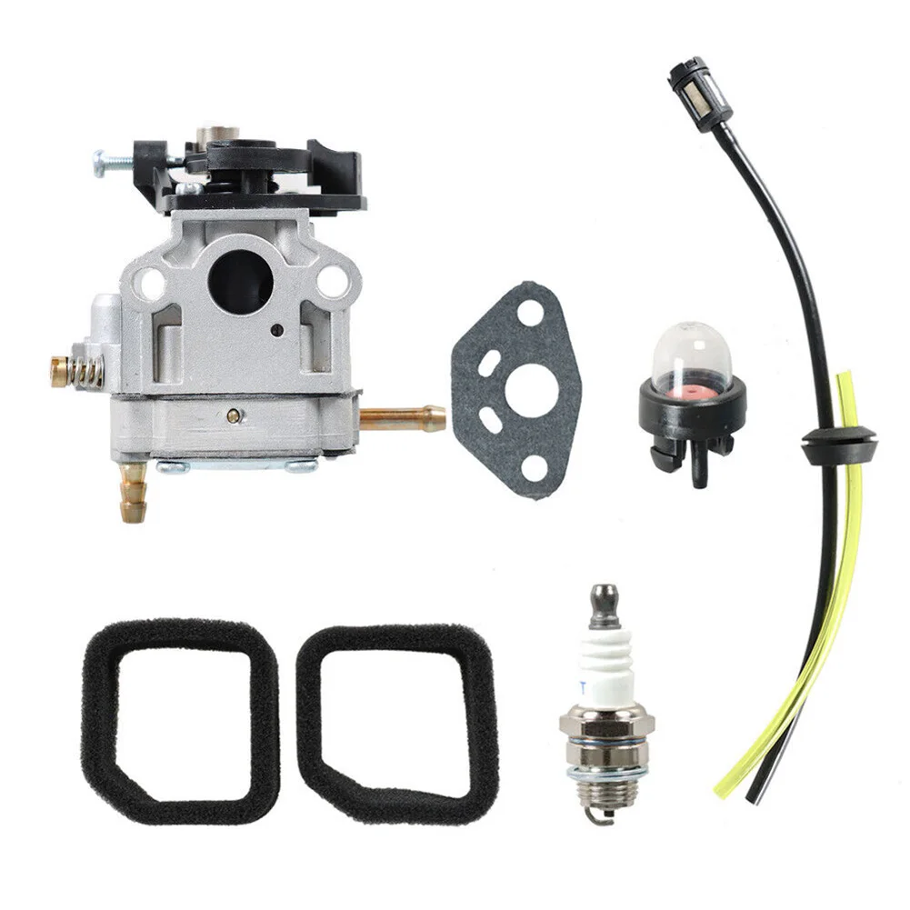 Imagem -02 - Carburador Para-ryobi Rltgm25cs Rlt254fcdsn Rlt254fsdsn Rbcgm25bb Rbcgm25ss Carburador Acessórios de Reparação Ferramentas Elétricas de Jardim