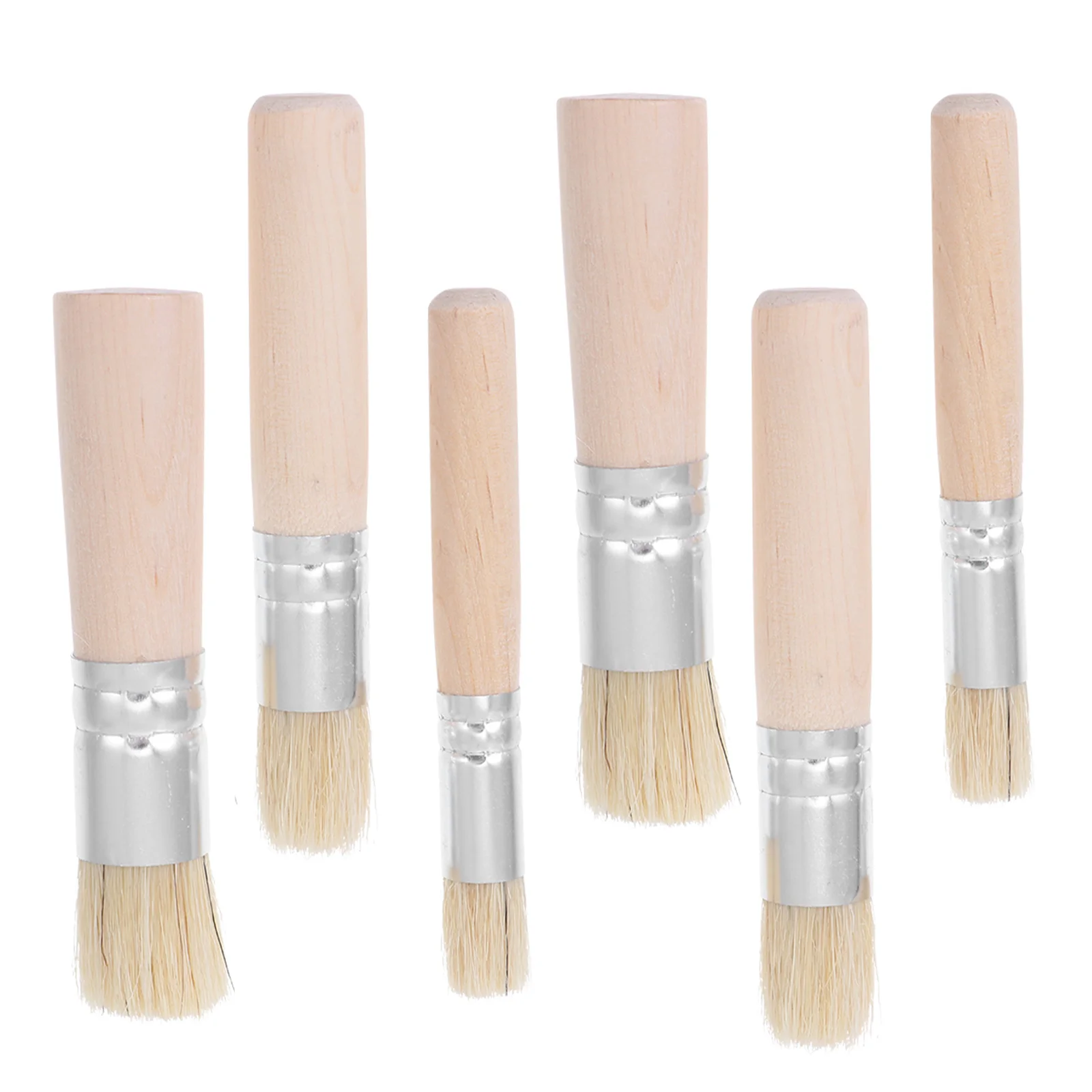 

6pcs Painting Brush Set Watercolor For Acrylic Oil Painting Small Detail Tools Wooden Handle Stencil Artist Brushes Crafts Paint