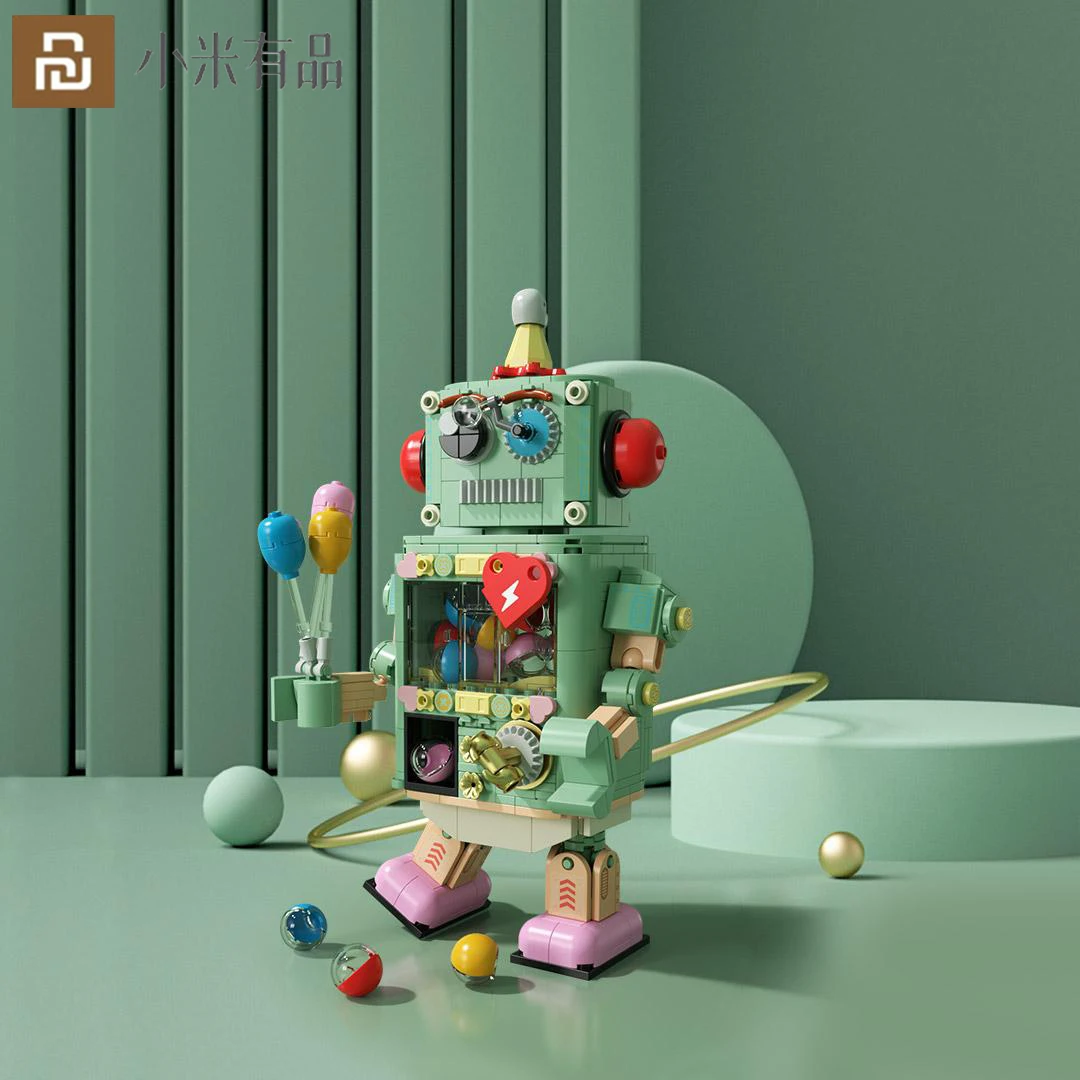 

Youpin JAKI Building Blocks Egg Twisting Robot Puzzle Assembling Toy Boy Children Birthday Present Model Decoration Plastic