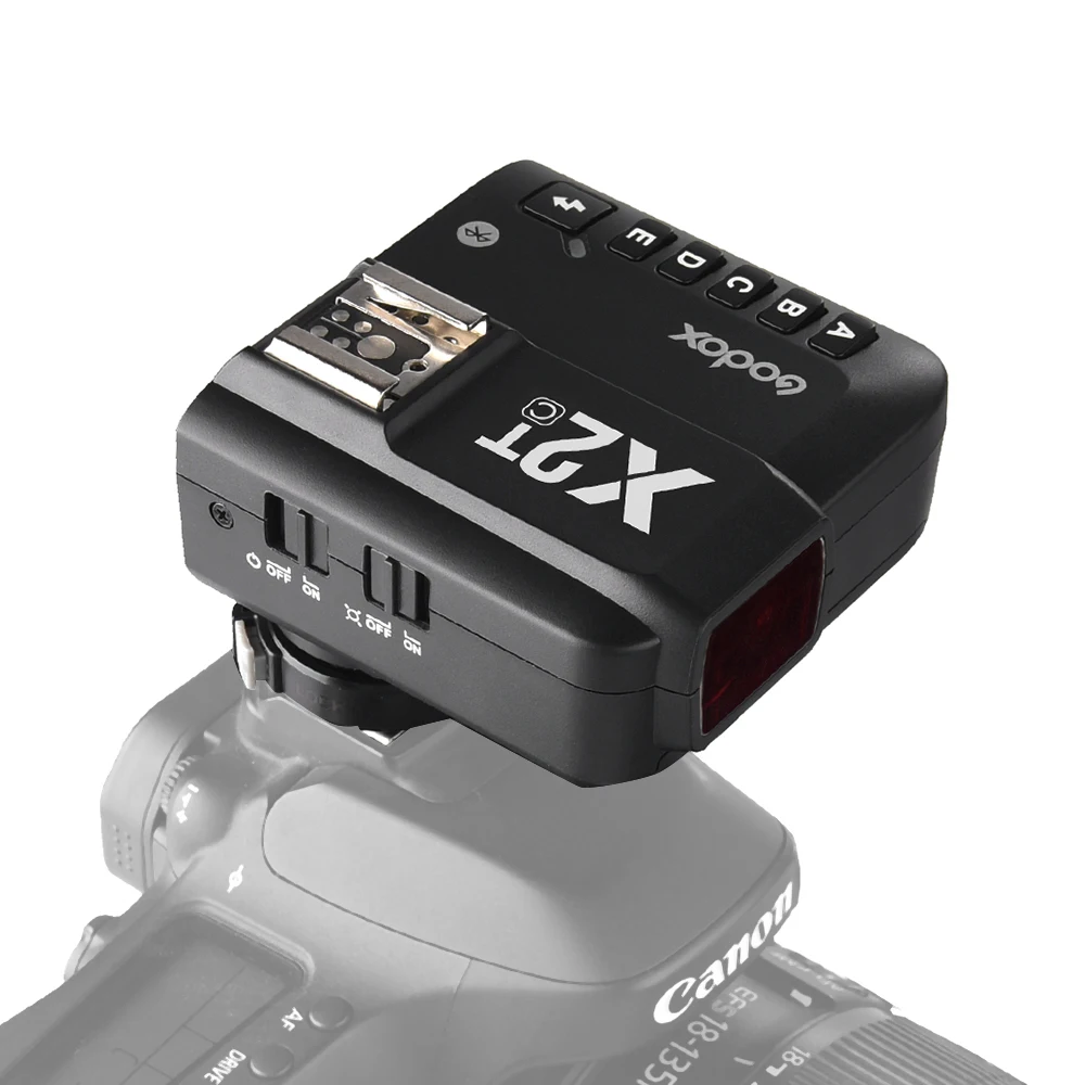 【جديد】جودوكس X2T-C E-TTL II 1/8000s HSS جهاز إرسال فلاش لاسلكي لنيكون سوني كانون فوجي أوليمبوس GodoxV1 TT685C TT350C