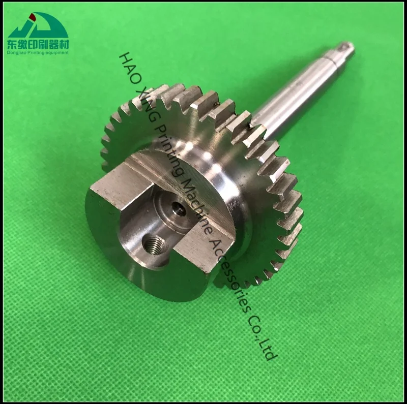 Per Heidelberg SM74 CD74 XL75 parti della stampante albero ingranaggi in acciaio inossidabile 225x79x12mm albero ingranaggio rullo acqua L2.030.409 M2.030.013