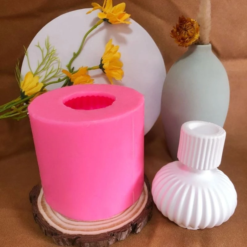 أواني الزهور شمعدان راتنجات الايبوكسي قوالب حامل شمعة قوالب السيليكون للمنزل