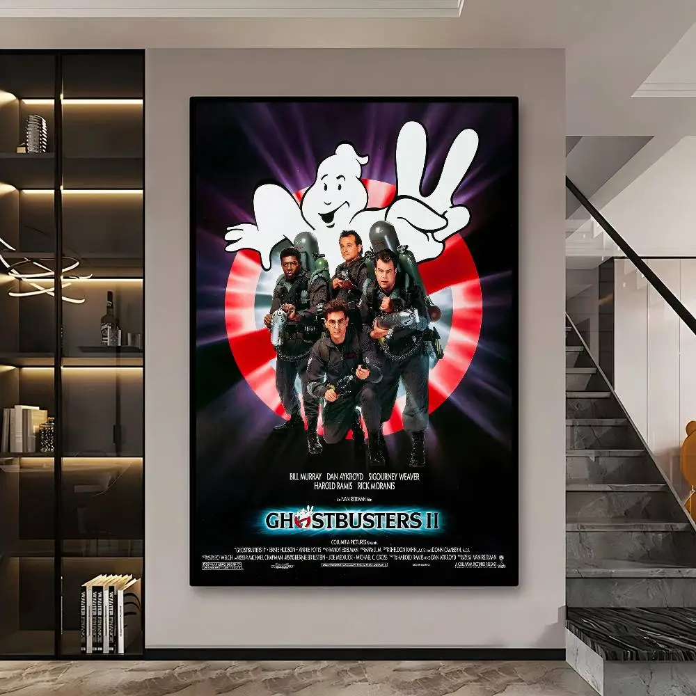 الرجعية الكلاسيكية Ghostbusters فيلم DIY لزجة المشارك ورق أبيض يطبع الملصقات الفنية الشمال ديكور المنزل #3