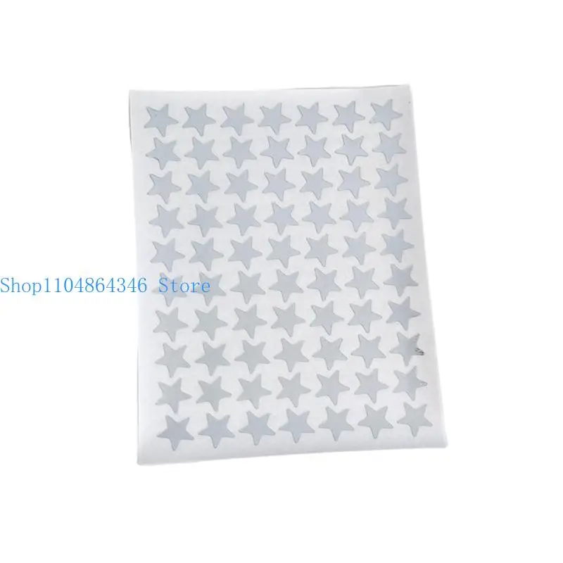 5asd Glittering Metallic Star Sticker Adhesive Decorative Sticker for Scrapbook Journal Album Decoration Kid Reward Sticker