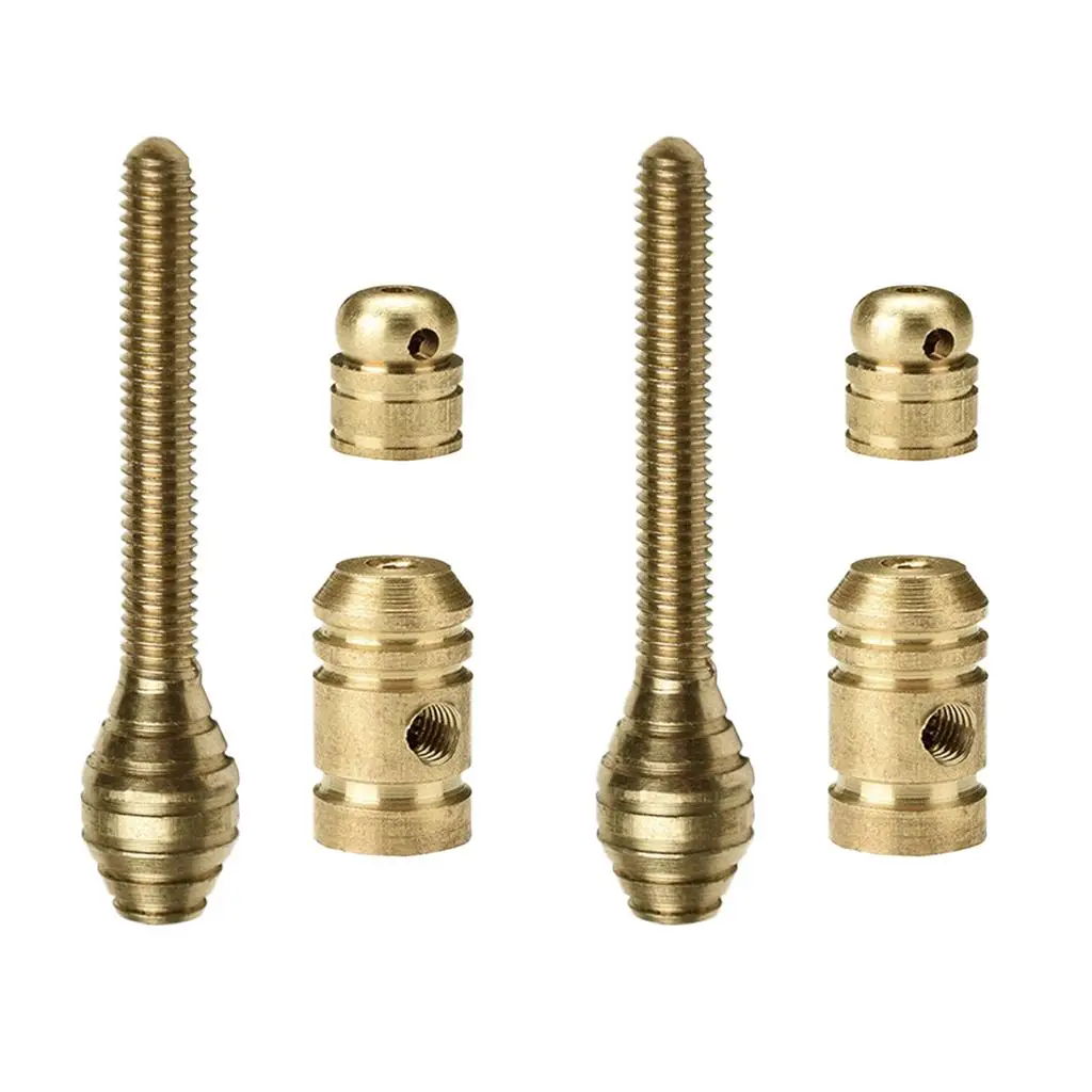 Tattoo Machine Coils Parts Contact Screws Copper Alloy Motor Rods Gold for Tattoo Machine Kit