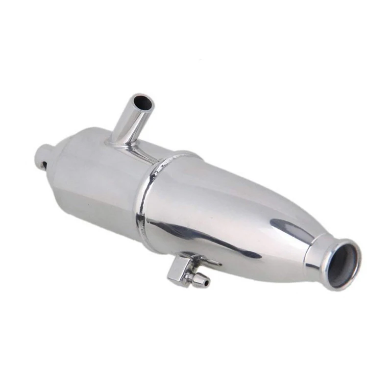 RC Auto Aluminium-Seitenauspuffrohr 102009 (02124) für 1/10 RC Nitro HPI HSP Losi Axial Kyosho Buggy Truck Motor-Upgrades