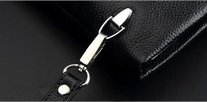 SENOFAN Authentic Hand Bag Men Stripe Real Leather Cowhide Clutches Male Pouch Wallet Designer Envelope Bag Korean Edition Hot