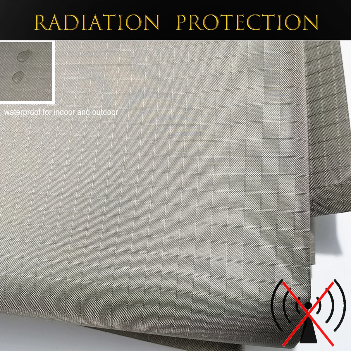 Rolls of Military Grade 5G EMF RF Blocking Faraday Fabric Waterproof Corrosion Resistant Best Copper Cloth Anti-radiation