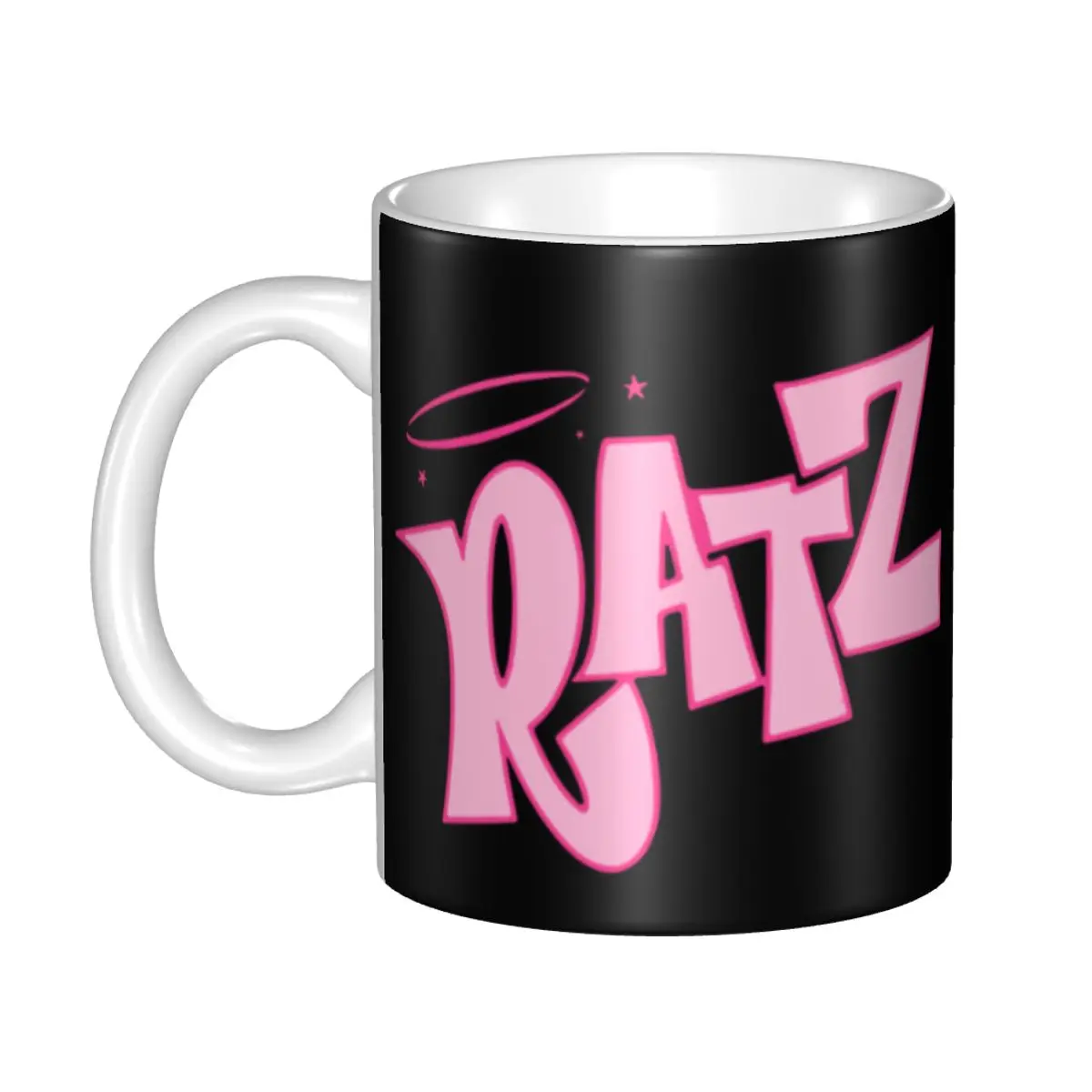 Custom Ratt Pink Ratz Mugs DIY Cartoon Manga Anime Ceramic Milk Tea Coffee Cup