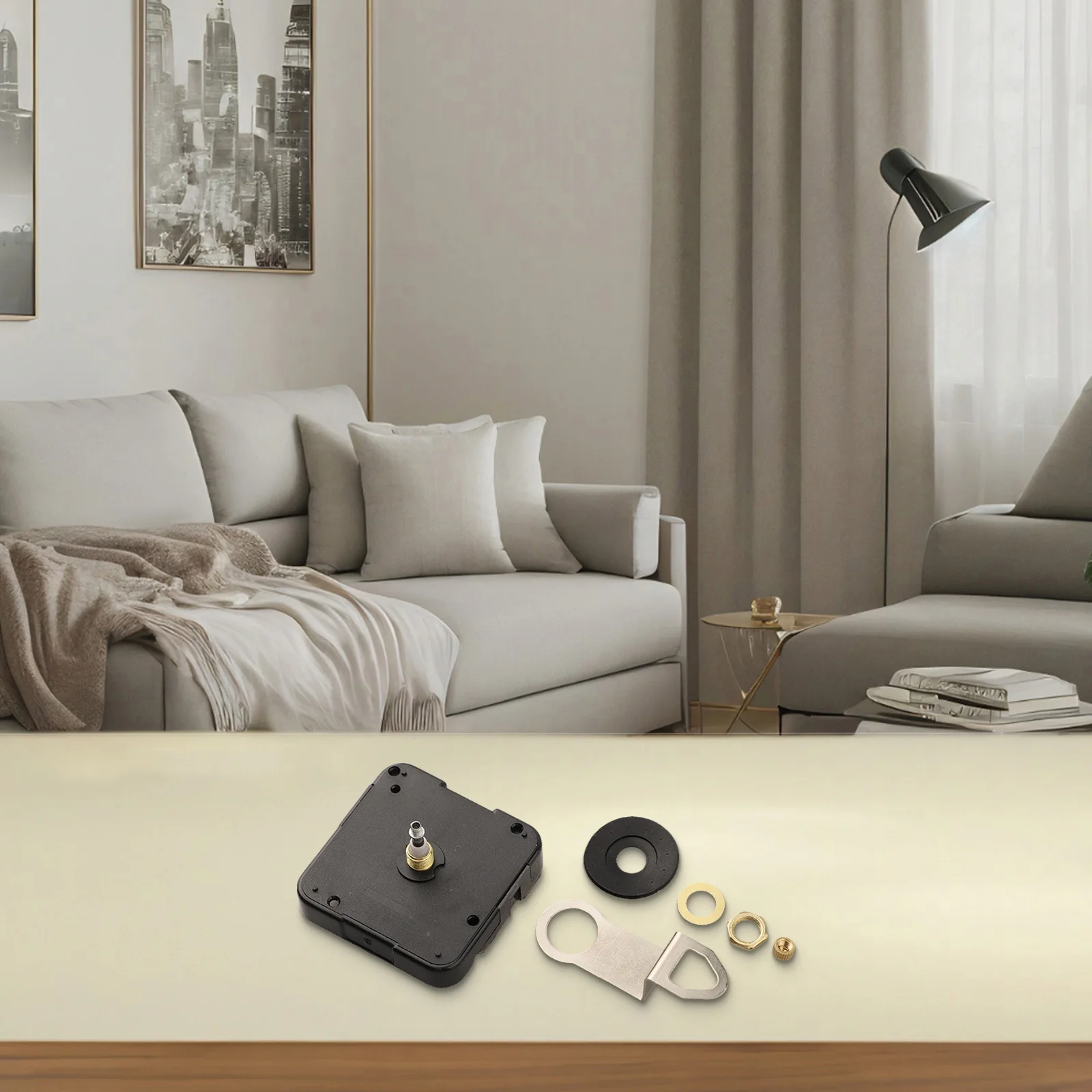 Battery Operated Movement Clock Repair Kit Efficient Clock Repair User-Friendly Setup Silent Operation Quiet Environment