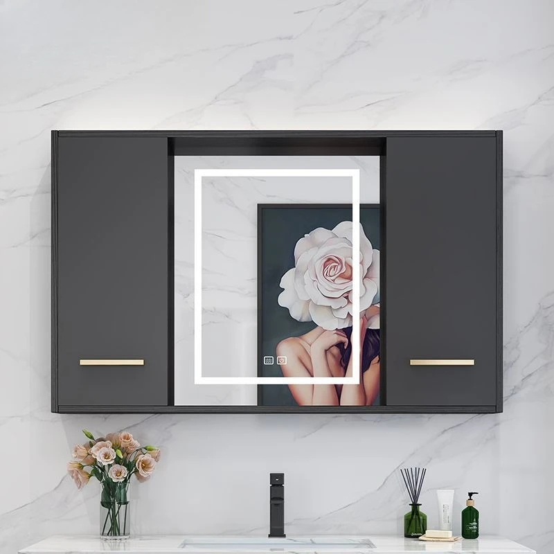 Espejo De baño De lujo nórdico, diseño minimalista, Villa para casa De familia, espejo De baño, tocador, Muebles modernos, Muebles De Baño Lsysj