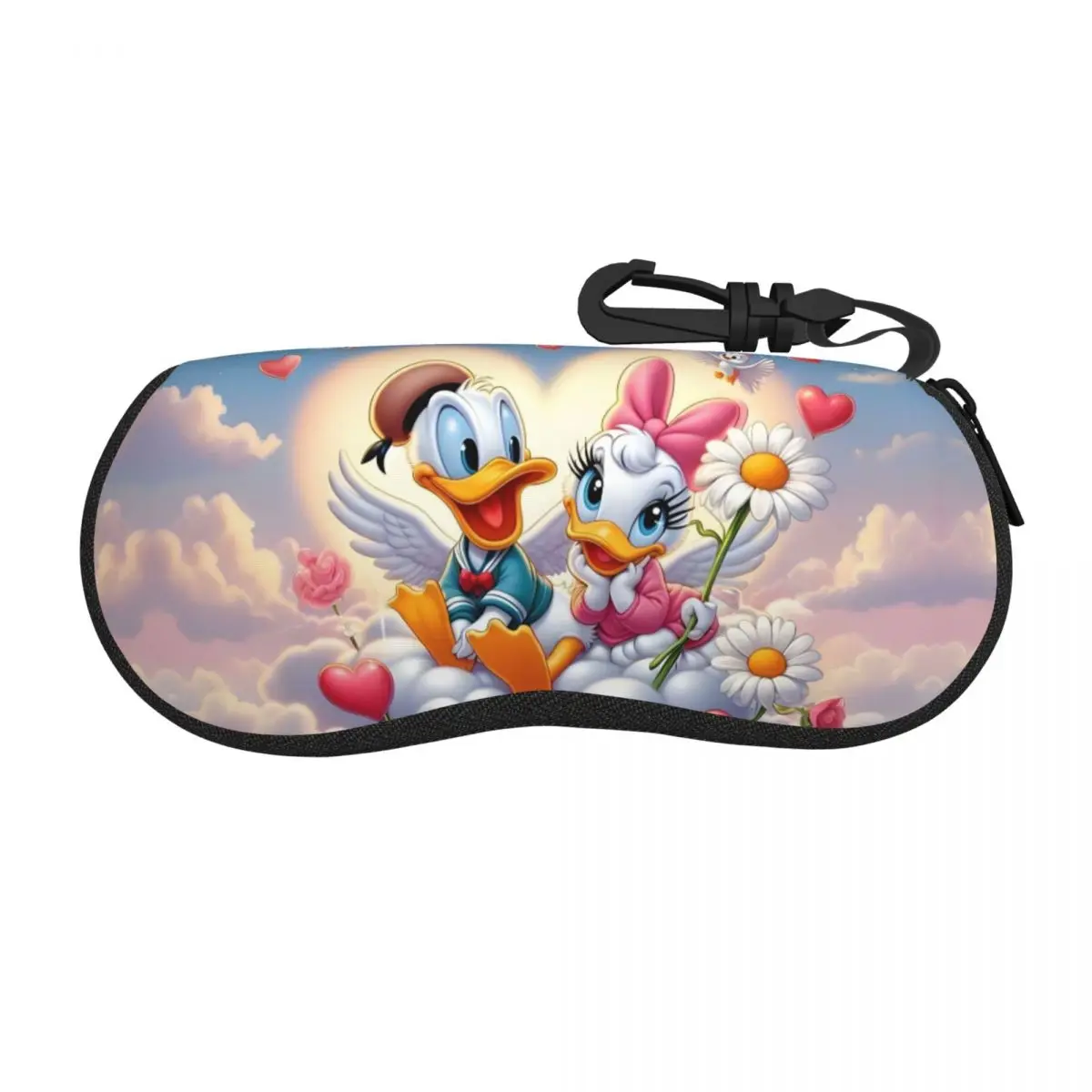 

Custom Donald Duck Anime Shell Eyeglasses Protector Cases Fashion Sunglass Case Cute Cartoon Glasses Pouch