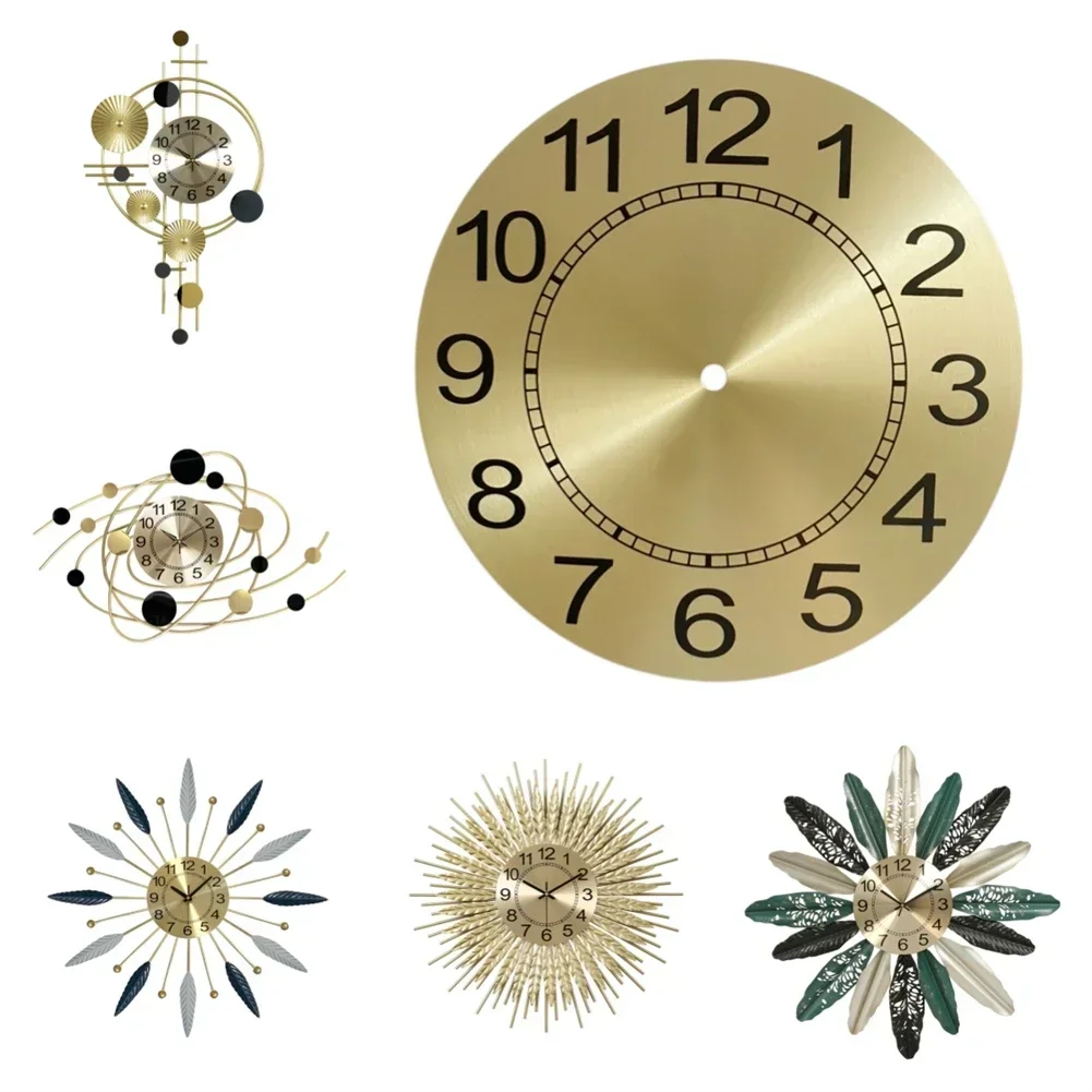 9.5In Clock Dial Face DIY Quartz Vintage Wall Clock Dial Face DIY Repair IWall Clocks For Bedroom Living Room Wall Clock Decor