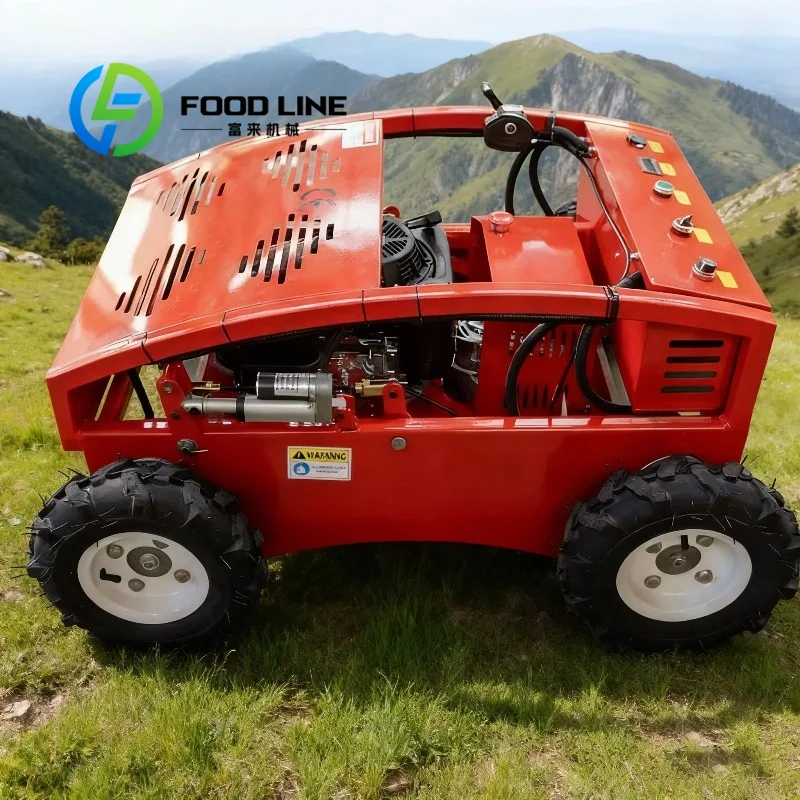 Automatic Lawn Mowing Robot Navigates Residential Garden Paths Independently To Trim Grass Evenly Without Constant Manual