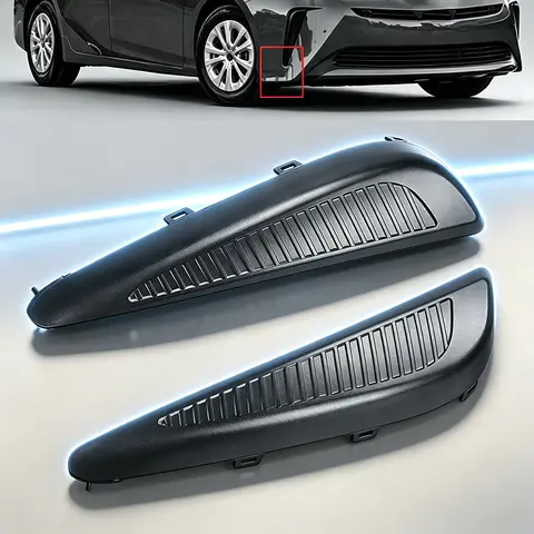 Couverture de phare antibrouillard, moulure latérale du pare-chocs avant 5271347040 5271247040 pour Toyota Prius 2019 2020 2021 2022, accessoires, couvercle de phare antibrouillard