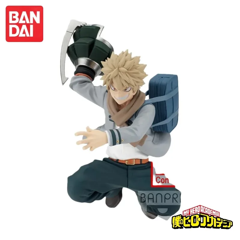 متوفر في المخزون الأصلي بانداي بانبريستو بطلي الأكاديمية Bakugou Katsuki أنيمي عمل أرقام لعبة مجسمة سطح المكتب حلية جمع هدية #2