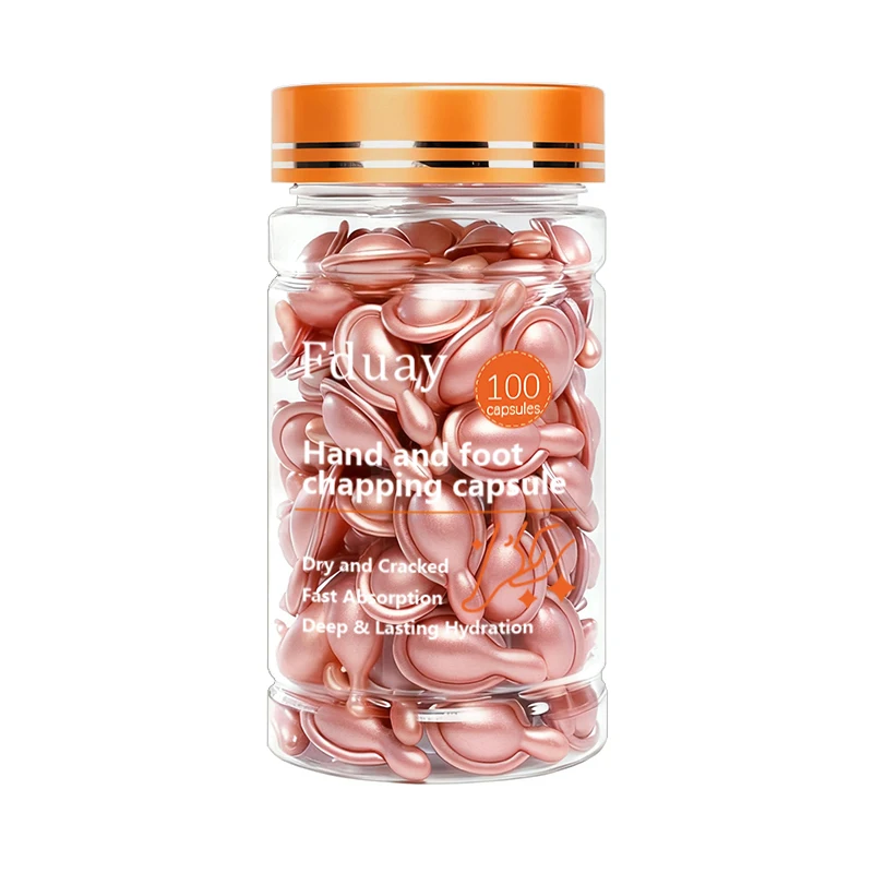 100pcs Hand And Foot Chapping Capsule, Natural Ingredients, Efficient Moisturizing And Hydrating, Goodbye to Dry, Cracked Skin,