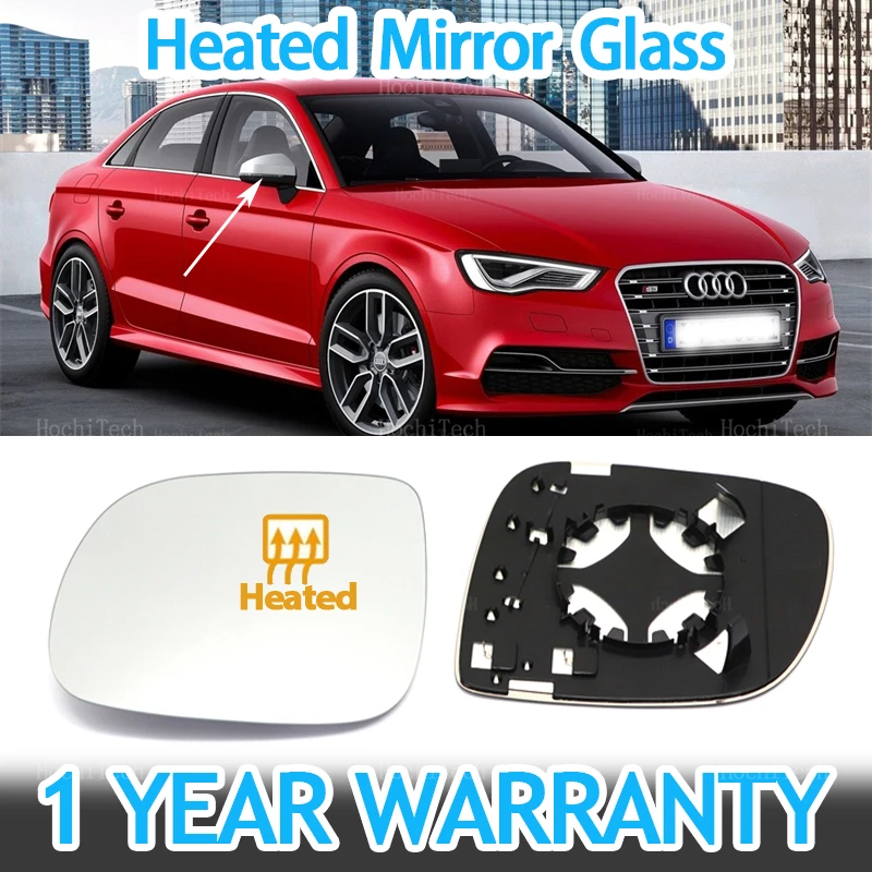 For Audi Q5 SQ5 8R TFSI TDI 2008-2017 Q7 2010-2015 Accessories Left or Right Side Wing Mirror Glass Car Mirror Glass Rear View