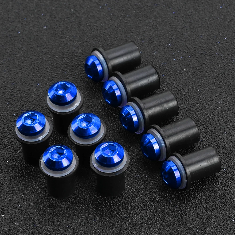 For Suzuki VSTROM 600 800 DL650 DL1000 DL250 V-STROM 650 1000 XT Motorcycle WindScreen Bolt Mounting Screws Windshield Rivet Nut