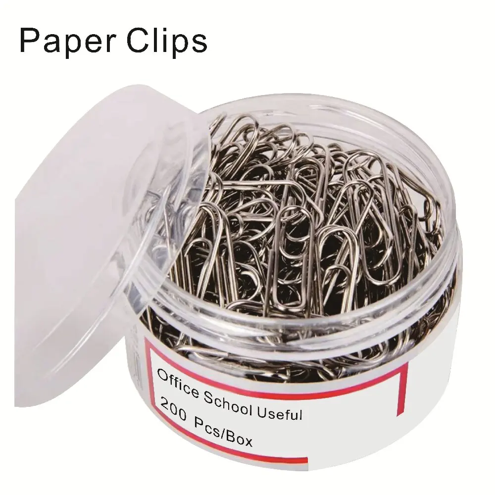 Filing Paper Clip and Data Storage  Metal Material Stationery School Office Supplies Bookmark Clip Data Fixing Pin