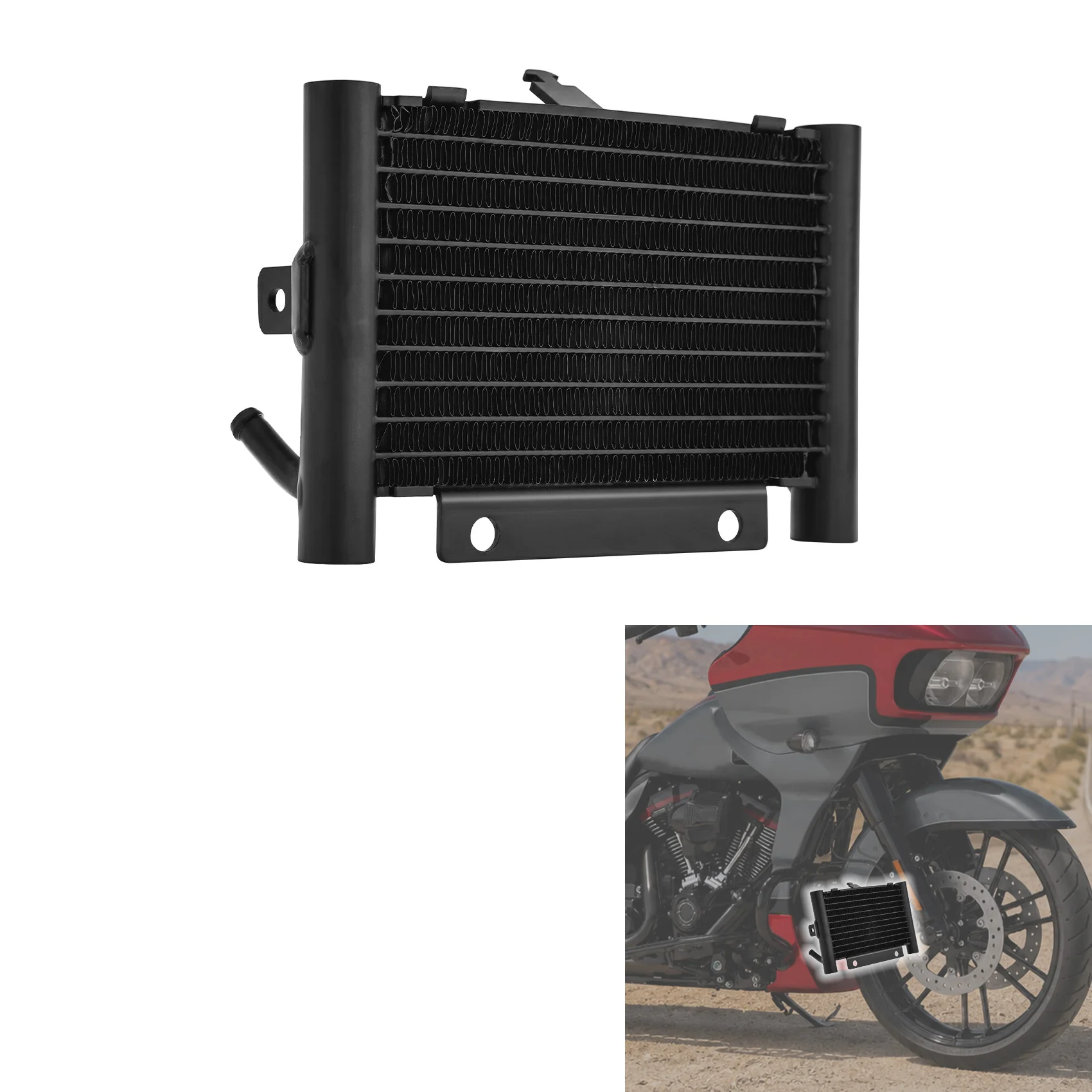 Ölkühler für Harley Touring Street Glide Road Glide 2017-2023 Electra Glide Standard 2019-2022 Road King Special 2017-2025