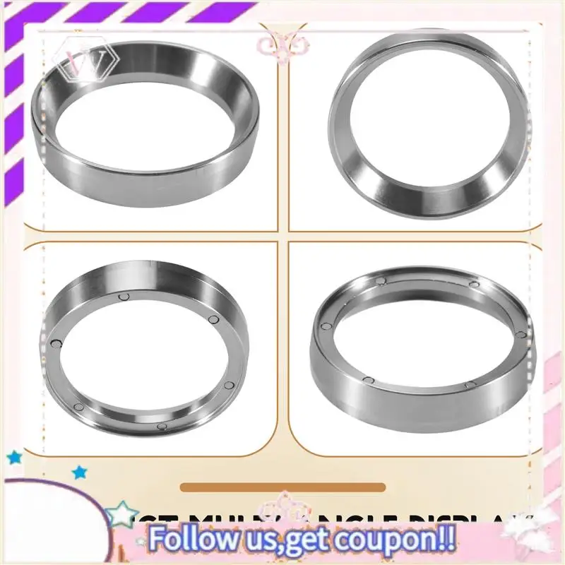 

Прочная воронка для дозирования эспрессо 51 мм, кольцо для дозирования кофе из нержавеющей стали, совместимое со всеми портафильтрами для эспрессо 51 мм