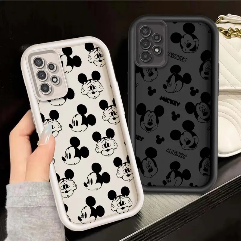 

Disney Cute Mickey Mouse For Samsung A71 A52 A51 A34 A33 A22 A16 A15 A13 A04 A06 Note 20 Ultra 5G Eye Ladder