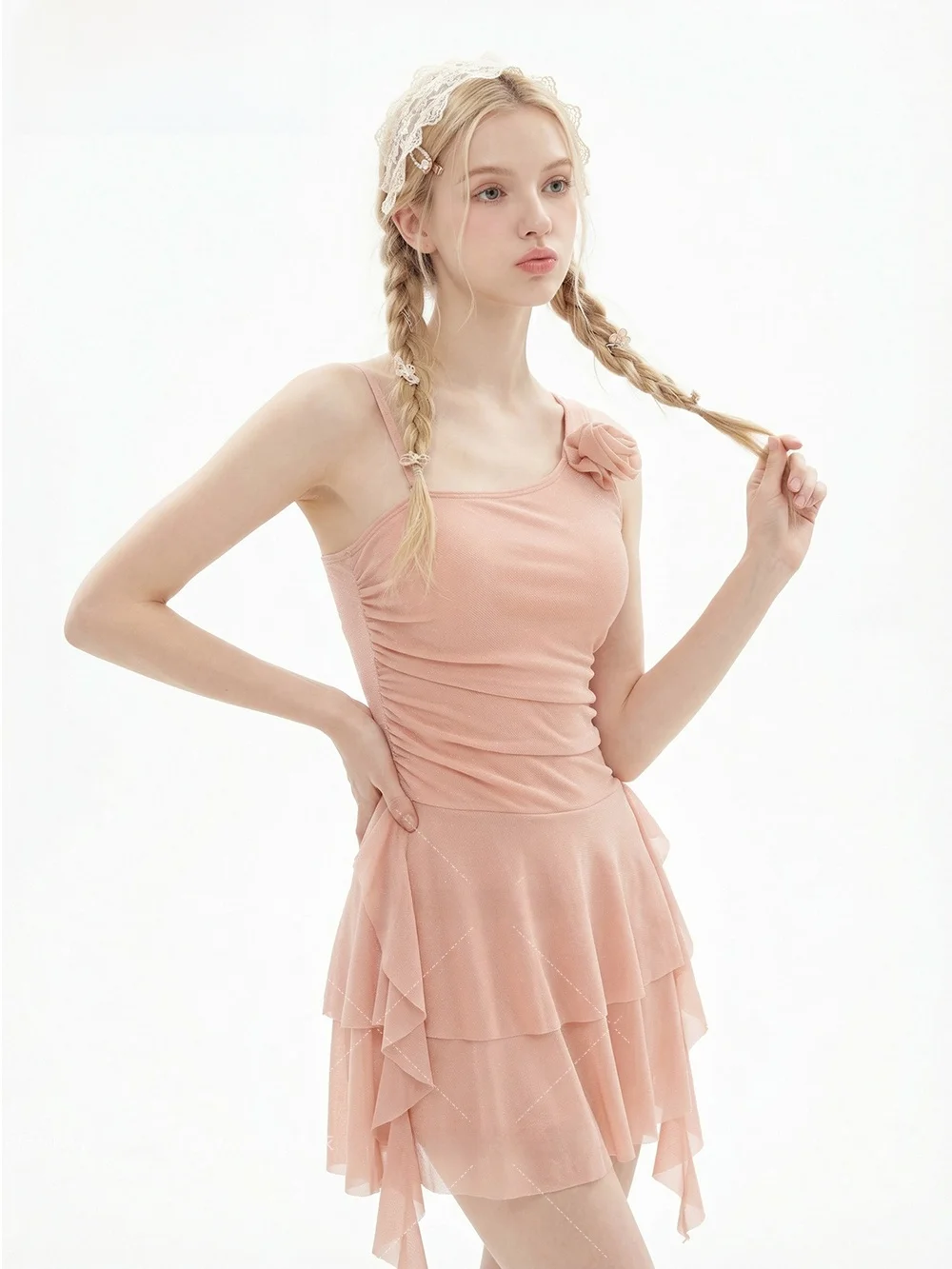 

Slimming Swimwear Women's New 2026 Conservatively Skirted Thermal Spring Bathing Suit High-End Sensation Sexy One-Piece Swimsuit