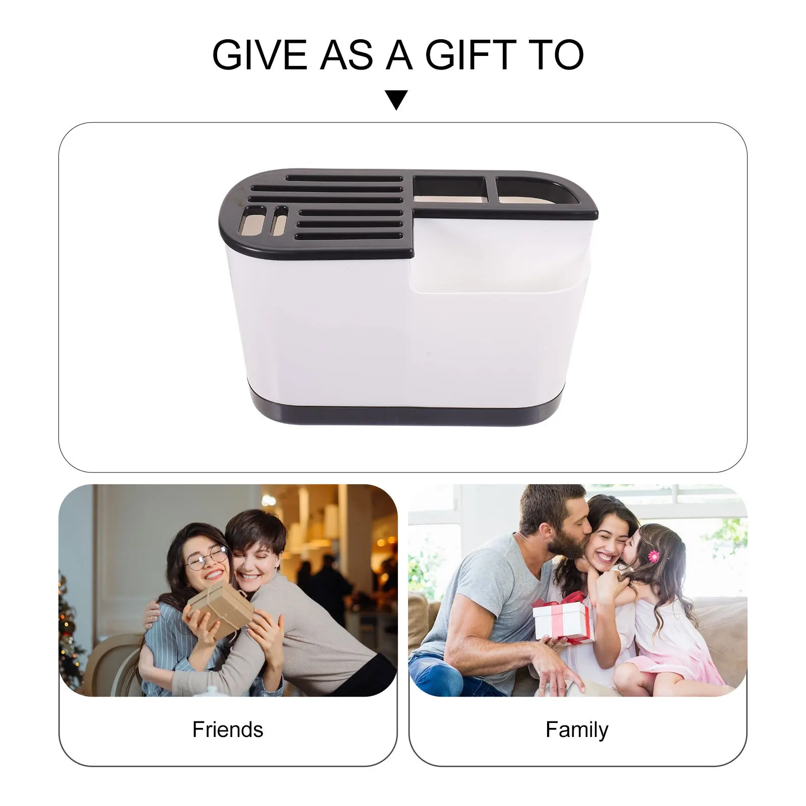 

Multifunctional Kitchen Utensil Holder Countertop Storage Organizer For Cutlery Spoons Chopsticks Drying Rack Space Saving