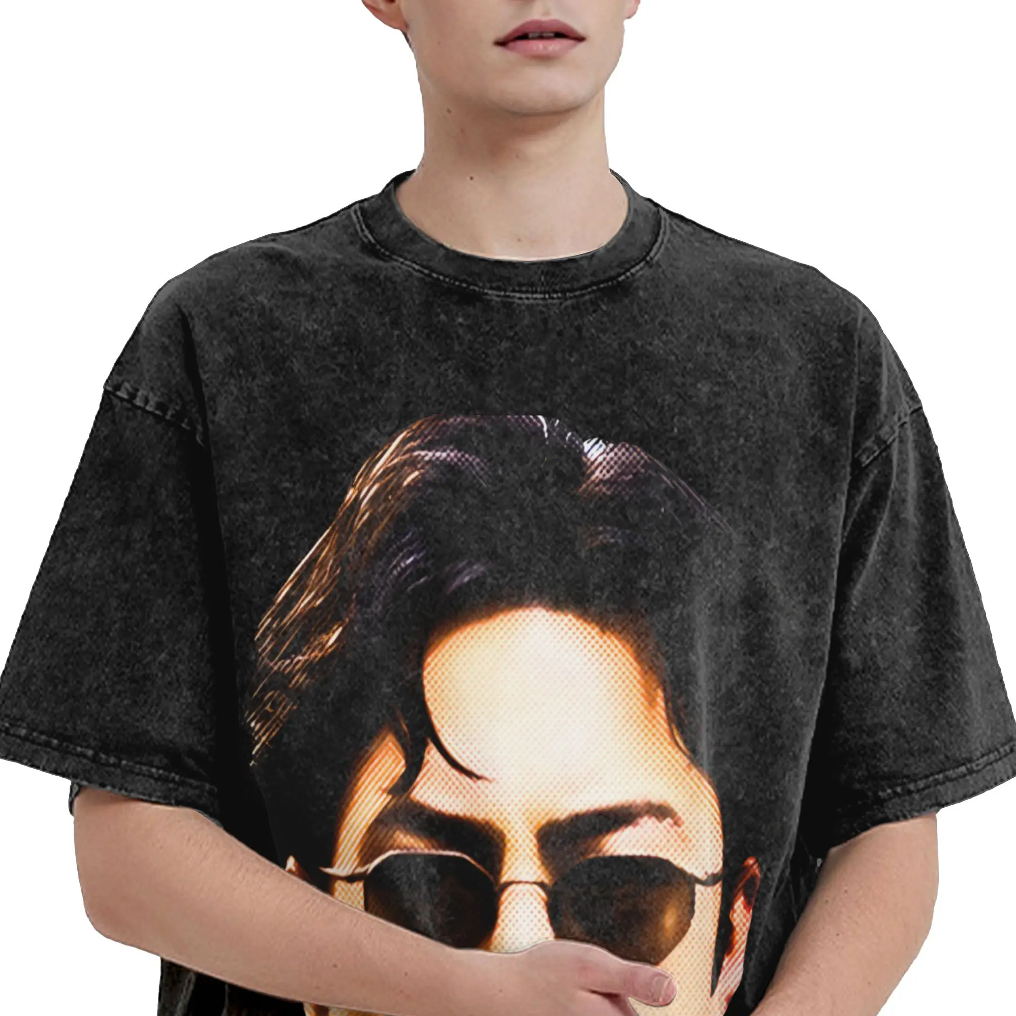 Men Women's T Shirt Vintage Hudson Williams Washed T Shirts Novelty  Summer Tee Shirt Y2K Retro Loose Casual Tops New Arrival