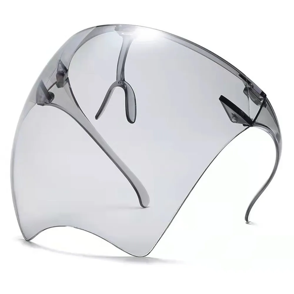 

Anti-fog Transparent Face Cover Protective Faceshield Full Face Mask Sun Glasses Cycling Sunglasses