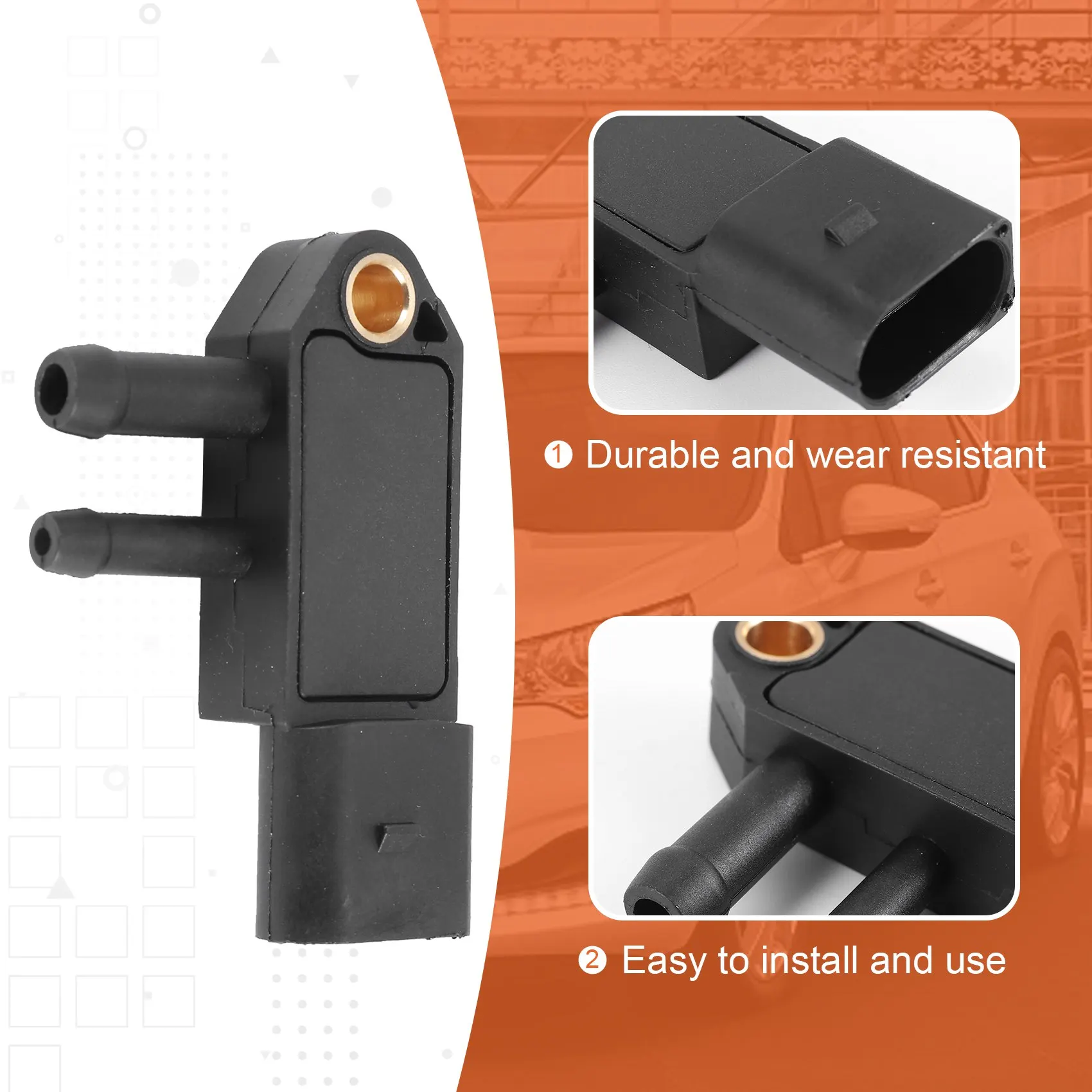 

НОВЫЙ датчик давления отработавших газов DPF 059906051C 076906051B 0281006082 0281006083 для Seat, Skoda, Caddy, Golf VI, Touran
