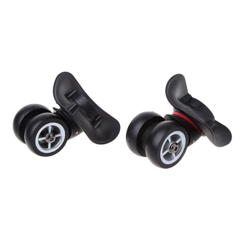 Y1UB 2x accesorios para maletas, ruedas universales giratorias 360 ​​grados, ruedas para carro