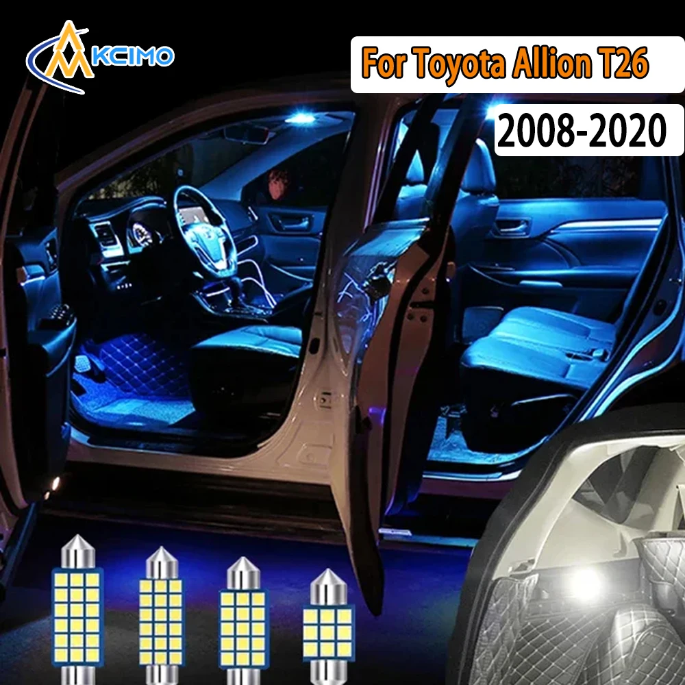 

Canbus LED Interior Light Kit For Toyota Allion/Premio T26 2008-2020 Super Bright Dome Map Door Lights Easy Install Bulbs Set