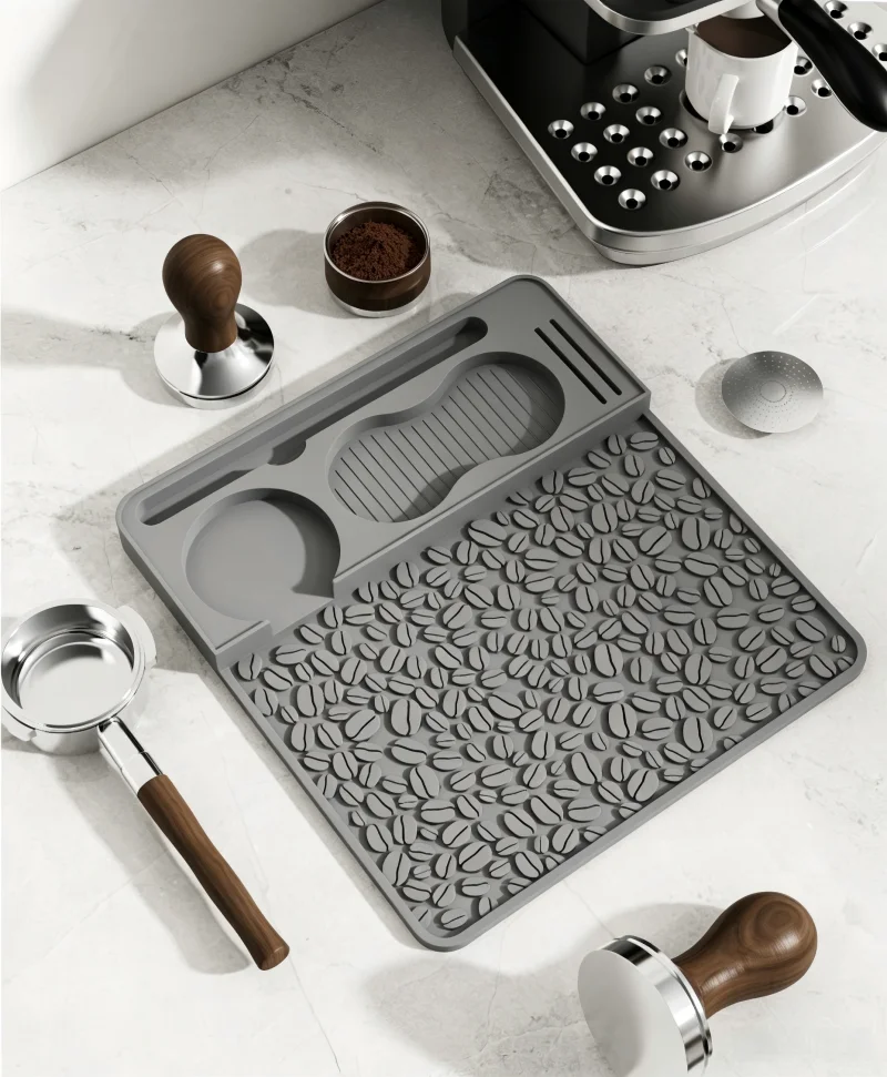 Coffee Tamper Mat Pad Anti Skid Tamper Mat Barista Coffeeware Tamping Tools Barista Espresso Tampering Holder Accessories