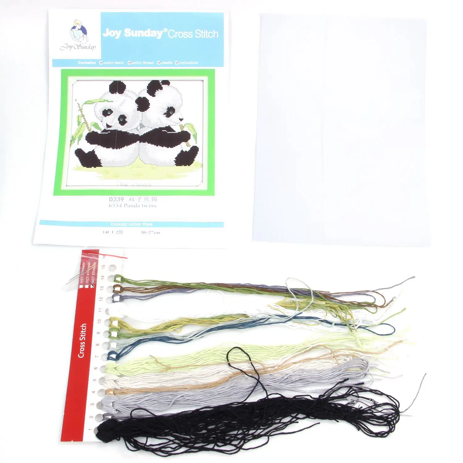 A24I New Releases Kits Patterns Embroidery Kit - Panda 14CT 30*27cm