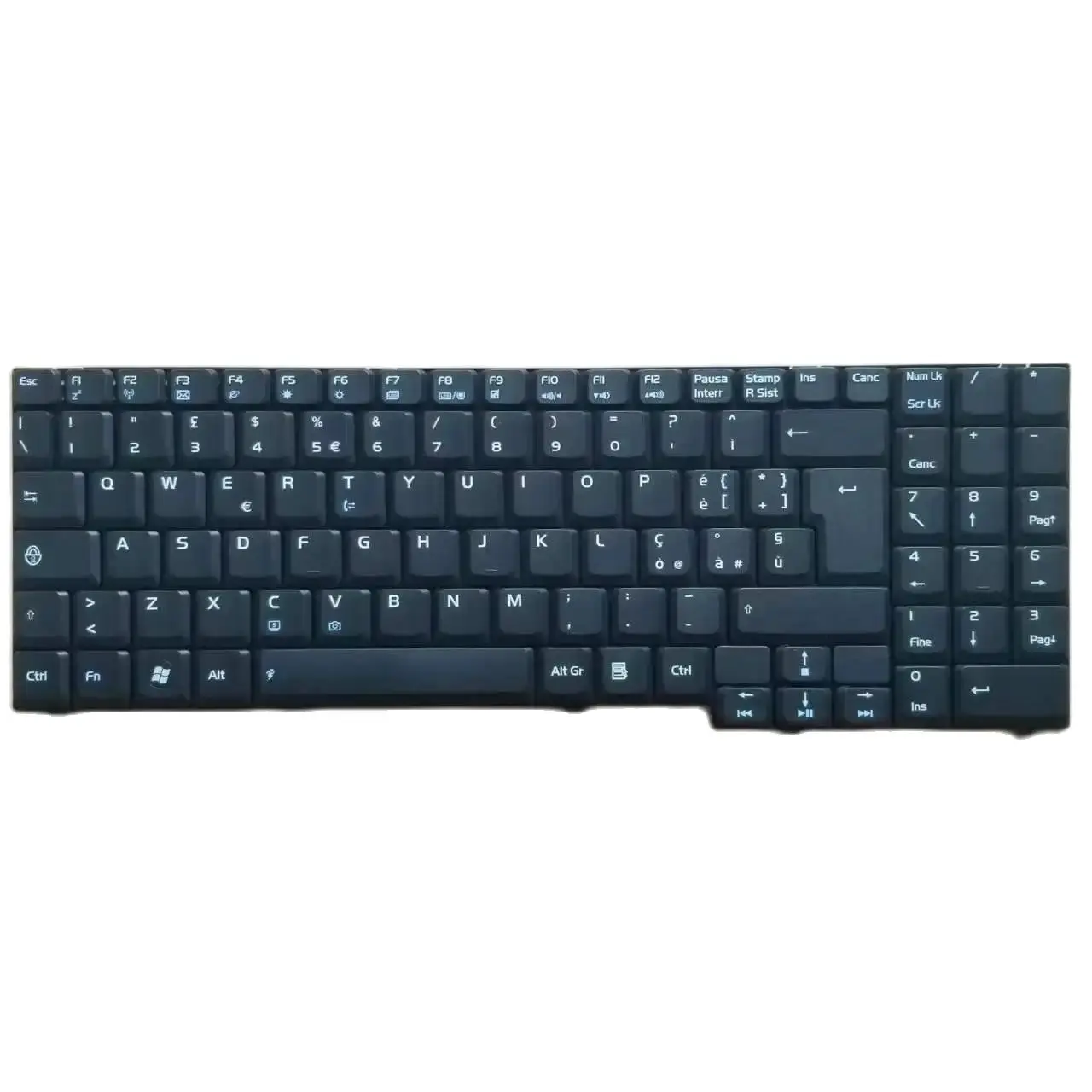 لوحة مفاتيح إيطالية لـ Asus ، جديدة IT ، أسود ، M50 ، M50SA ، M50SR ، M50SV ، M50VC ، M70 ، M70L ، M70SL ، MP-0375610-5282