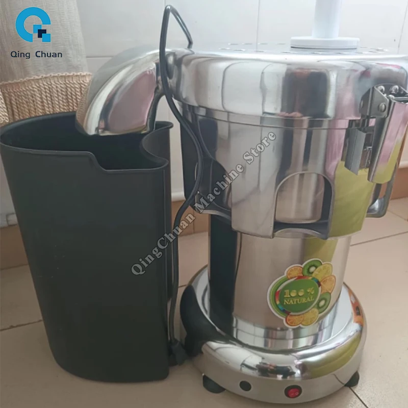 Elektryczna sokowirówka 370W Komercyjna, domowa, mała, wielokrotna wyciskarka do gnojowicy z separacją warzyw i owoców