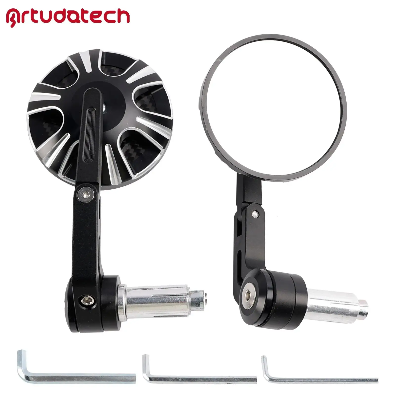 

CNC Bar End Mirror Set for Aprilia RS660 Tuono 660 RSV4 Tuono V4 Dorsoduro