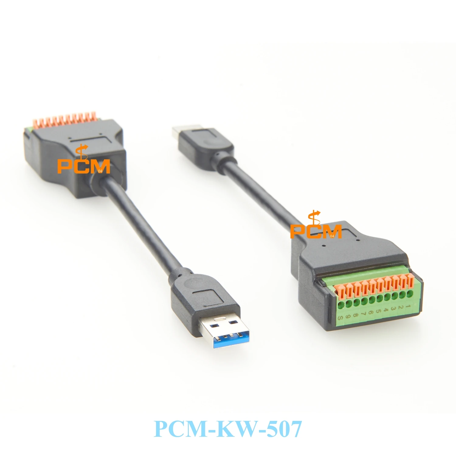 USB to Terminal Block Cable USB 3.0 Male to 10 Pin Terminal Block Male Connector for Device Communication Debugging and Testing