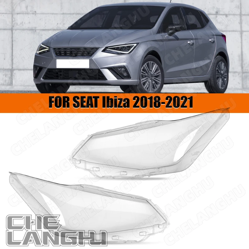 

Front Headlight Cover For Seat Ibiza 2018 2019 2020 2021 Car New Head Lamp Cap LED Headlamp Cover 6F1941773 6F1941774