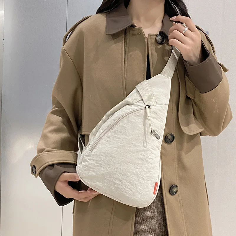 ‌ Torba na ramię z płótna vintage - unisex torba na klatkę piersiową do jazdy na rowerze, lekka torba na ramię w stylu streetwear na podróże na świeżym powietrzu
