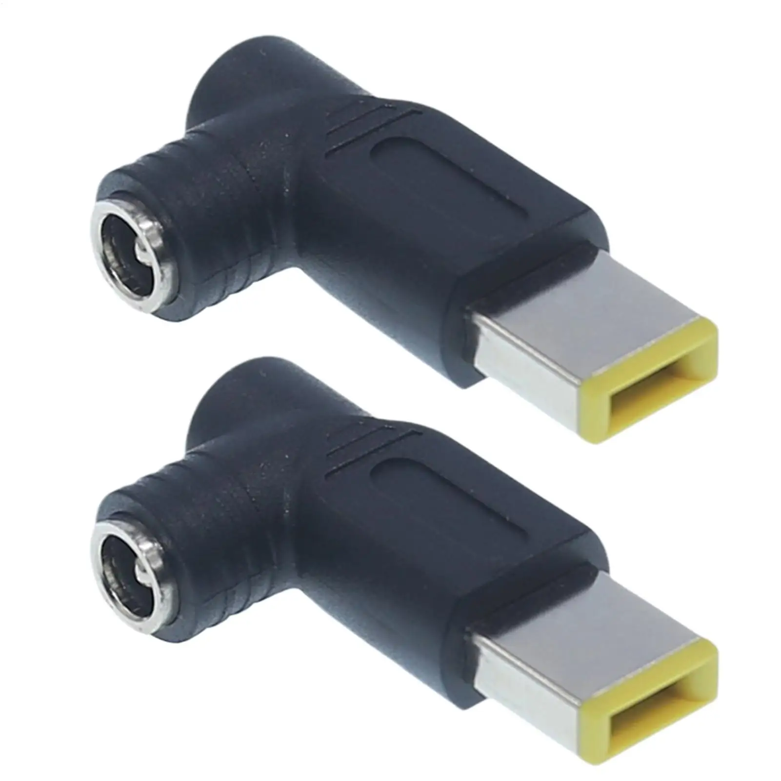 DC11x4.5mm Power Converters 240W Square Male to Female Right-Angle Connector 2-Piece Laptop DC Plug Adapter for PC Computer