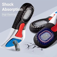 Silicone Sport Insoles Shock Absorption Orthopedic Arch Support Shoe Pad Unisex Gel Insoles Insert Cushion Sneakers Sole